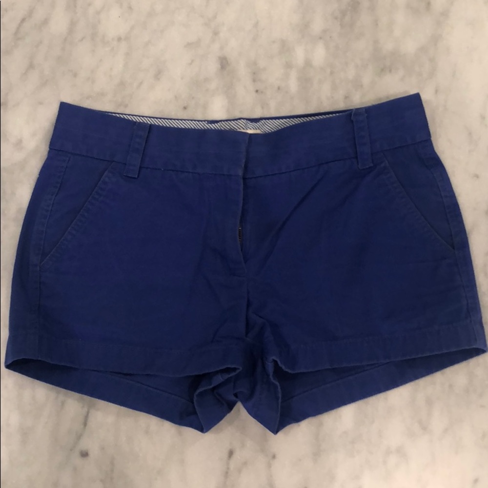 Royal blue/navy blue chino jcrew shorts!